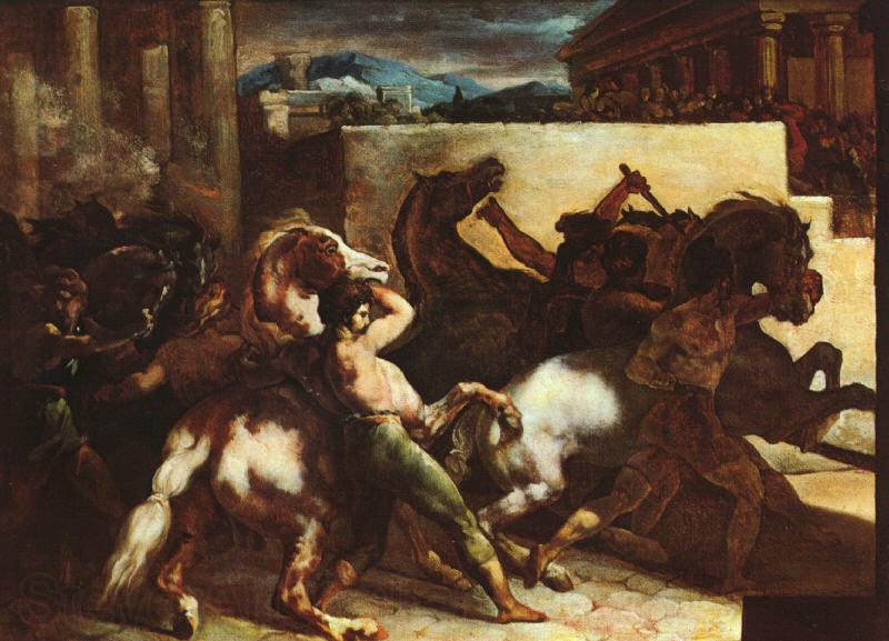  Theodore   Gericault The Race of the Barbary Horses